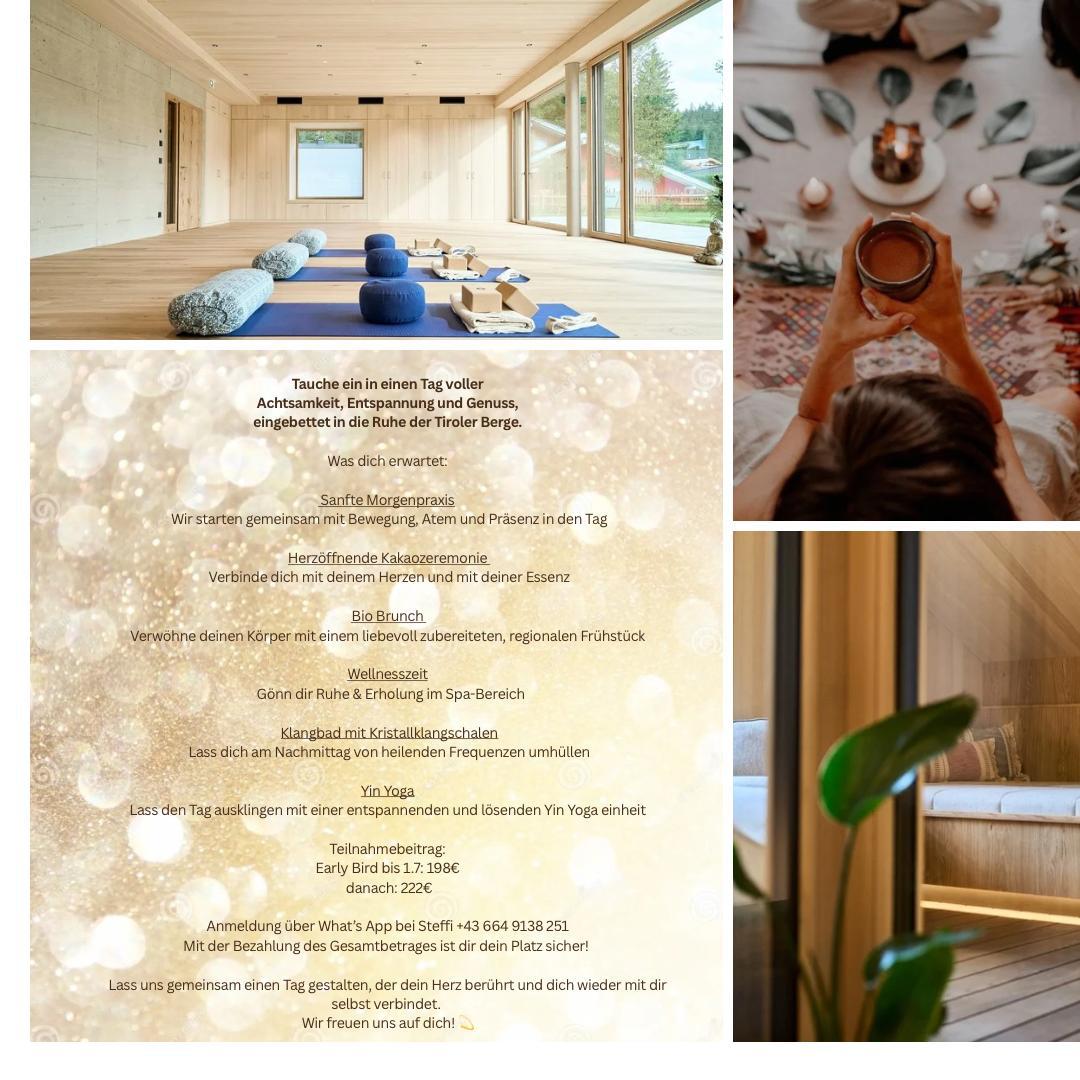 Kurblhof Natur Hotel Appartements | Yoga Day Retreat mit Kakaozeremonie
