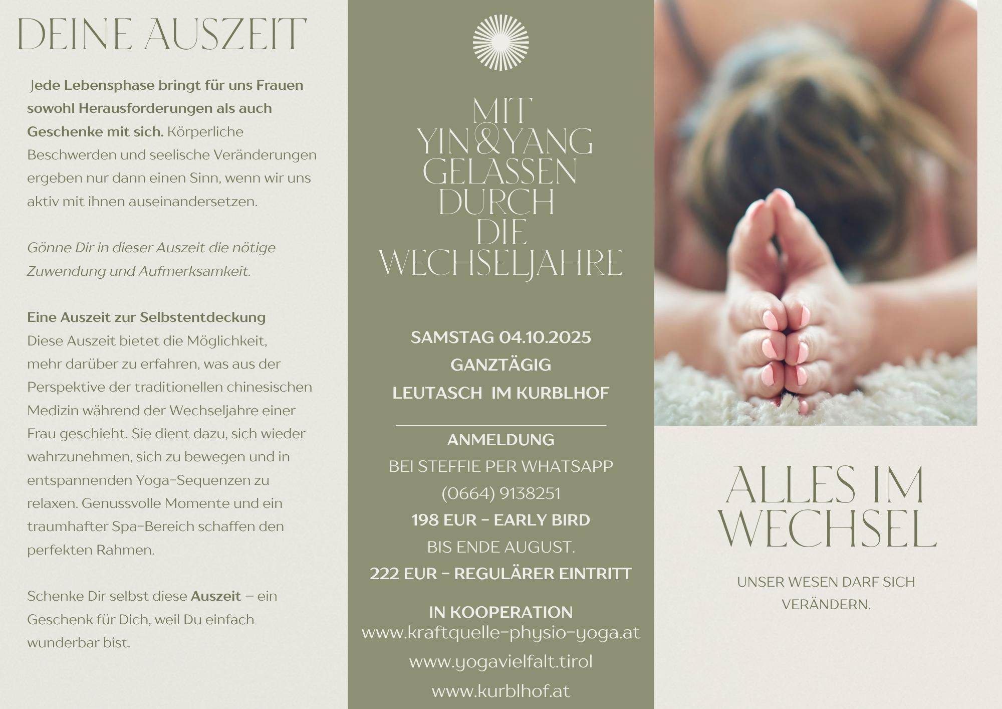 Kurblhof Natur Hotel Appartements | Yoga Day Retreat 04.10.2025